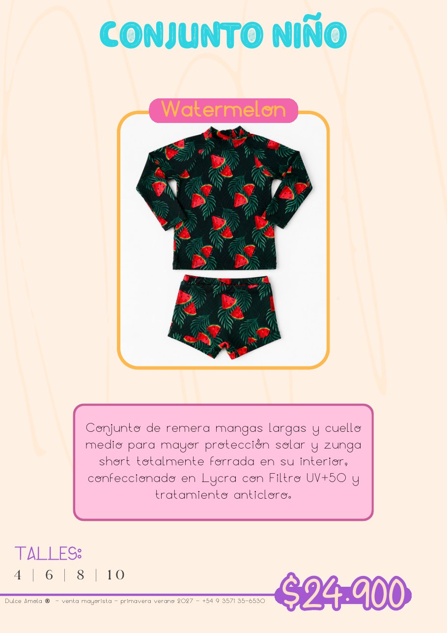 Página interior del catálogo de Dulce Amola con fotografía, descripción y precio